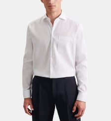 Chemise oxford Manche longue Regular Col Kent Seidensticker