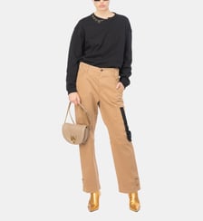 Pantalon cargo à ruban Pinko