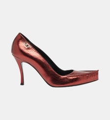 D-Lucette-Escarpins en cuir miroir Diesel