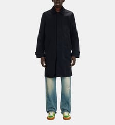 Manteau en nylon à finition froissée brillante Diesel