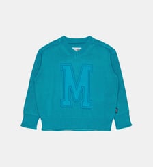 Pull col en V avec logo MM6 Maison Margiela