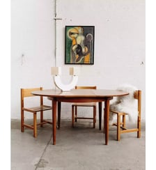 Table à manger scandinave Karla N°18 - Produit chiné Debongout