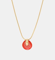 Collier pendentif   doré à l'or fin - Masseria Satellite