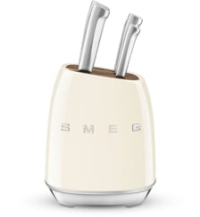 Bloc couteaux 6 pcs multi-usages crème Smeg