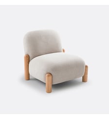 Fauteuil rembourré tissu chenille La Redoute Interieurs