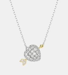 Pendentif Idyllia, Cœur avec flèche, Finition mix de métal Swarovski