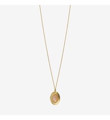 Collier doré cornaline/camee oval - eden Caroline Najman