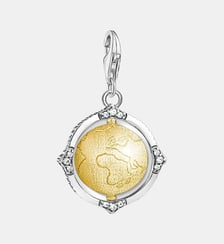 Pendentif Charm vintage globe terrestre Thomas Sabo