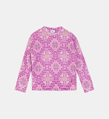 Pull col rond imprimé ehnique MADY La Petite Etoile
