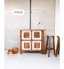 Bar en bois Bob N°14- Produit chiné Debongout