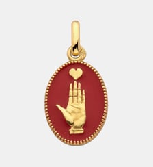 Médaille Cœur sur la Main - Rose Poudré - Marin Montagut X Arthus Bertrand Arthus Bertrand