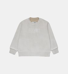 Sweat-shirt col rond avec logo MM6 Maison Margiela