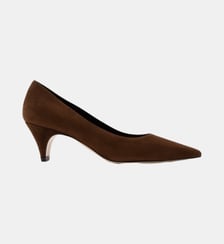 Roka - Escarpins En Cuir Chèvre Cognac Parallèle