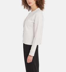 Cardigan pression rosana en molleton de coton Agnès b.