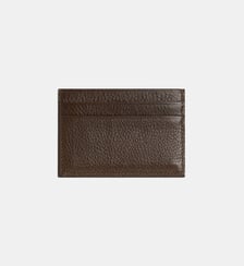 porte-cartes Scott en cuir bleu Agnès b.