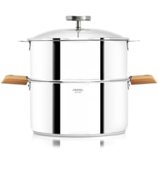 Biome - Ensemble cuisson saine avec anses amovibles en bois Cristel