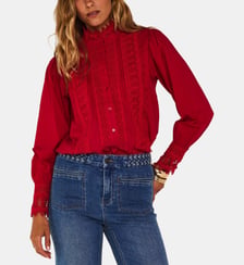Blouse À Broderie En 100% Coton Dalila Maison 123