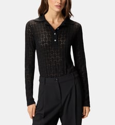 T-shirt body en dentelle Pinko