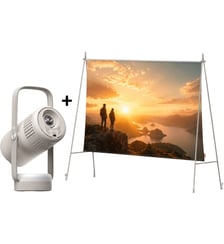 Vidéoprojecteur portable Vibe One + écran de projection nomade XGIMI