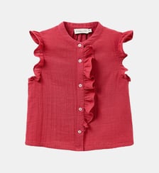 Blouse volantée - Coton Biologique Cyrillus
