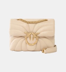 Mini sac à bandoulière love bag puff butterfly en cuir nappa Pinko