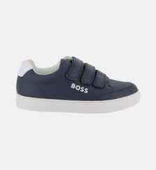 Baskets en cuir de vachette BOSS Kidswear