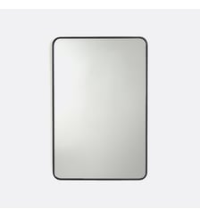 Miroir rectangulaire, en métal fer, largeur 60 x hauteur 90 cm La Redoute Interieurs