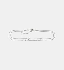Chaîne de cheville cœurs avec zirconia Thomas Sabo