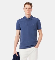 Polo droit en coton piqué stretch Paris Lacoste