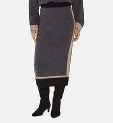 Jupe En Maille Droite En Laine Valerie Maison 123