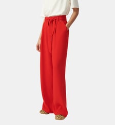 Pantalon de tailleur large ceinturé Ikks