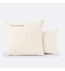Taie d'oreiller personnalisée gaze de coton La Redoute Interieurs