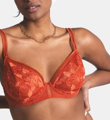 Soutien-gorge avec armatures Magnolia orange Maison Lejaby