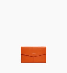Pochette enveloppe moyen modèle Charlotte en cuir lisse Le Tanneur