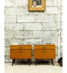 Paire de table de chevet vintage Maïa N°1547- Produit chiné Debongout