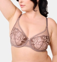 Soutien-gorge avec armatures Sin marron Maison Lejaby