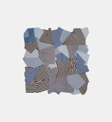 Foulard à rayures en cachemire Bompard
