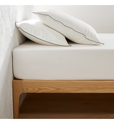 Drap-housse en satin de coton lavé, 118 fils La Redoute Interieurs