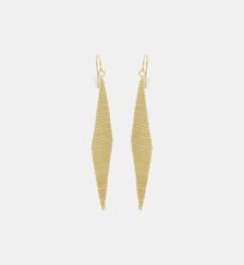 Boucles d'oreilles laure en laiton Agnès b.