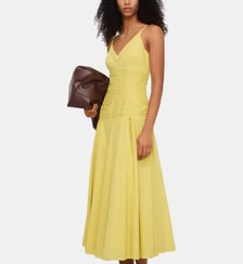 Robe midi en coton Adolfo Dominguez