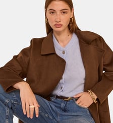 Blouson À Manches Longues En Laine Mélangée Cyrile Maison 123
