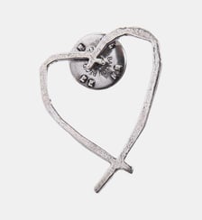 Broche Sarajevo en étain pur petit modèle Agnès b.