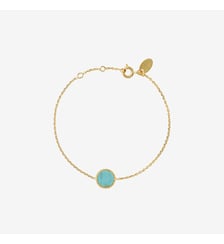 Bracelet doré onyx - lady Caroline Najman
