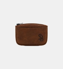 Porte-monnaie à zip en cuir Brooklyn Serge Blanco