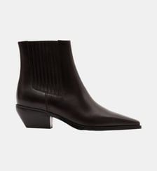 Kira - Bottines En Cuir Veau Lisse Expresso Parallèle