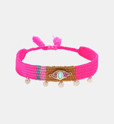 Bracelet réglable coloré avec pampilles CIPRUS Hipanema