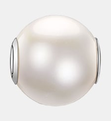 Bead perle blanche, grande Thomas Sabo
