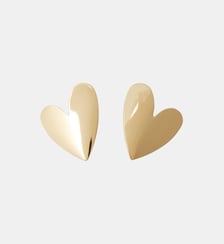 Boucles d'oreilles clips - cœur dorés Balaboosté