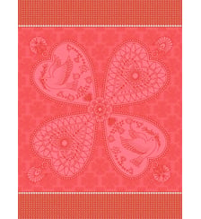 Torchon Peace & Love Le Jacquard Francais