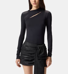 T-shirt à découpe Pinko